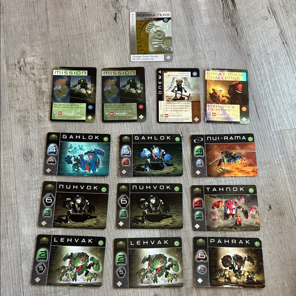 Bionicle trading cards